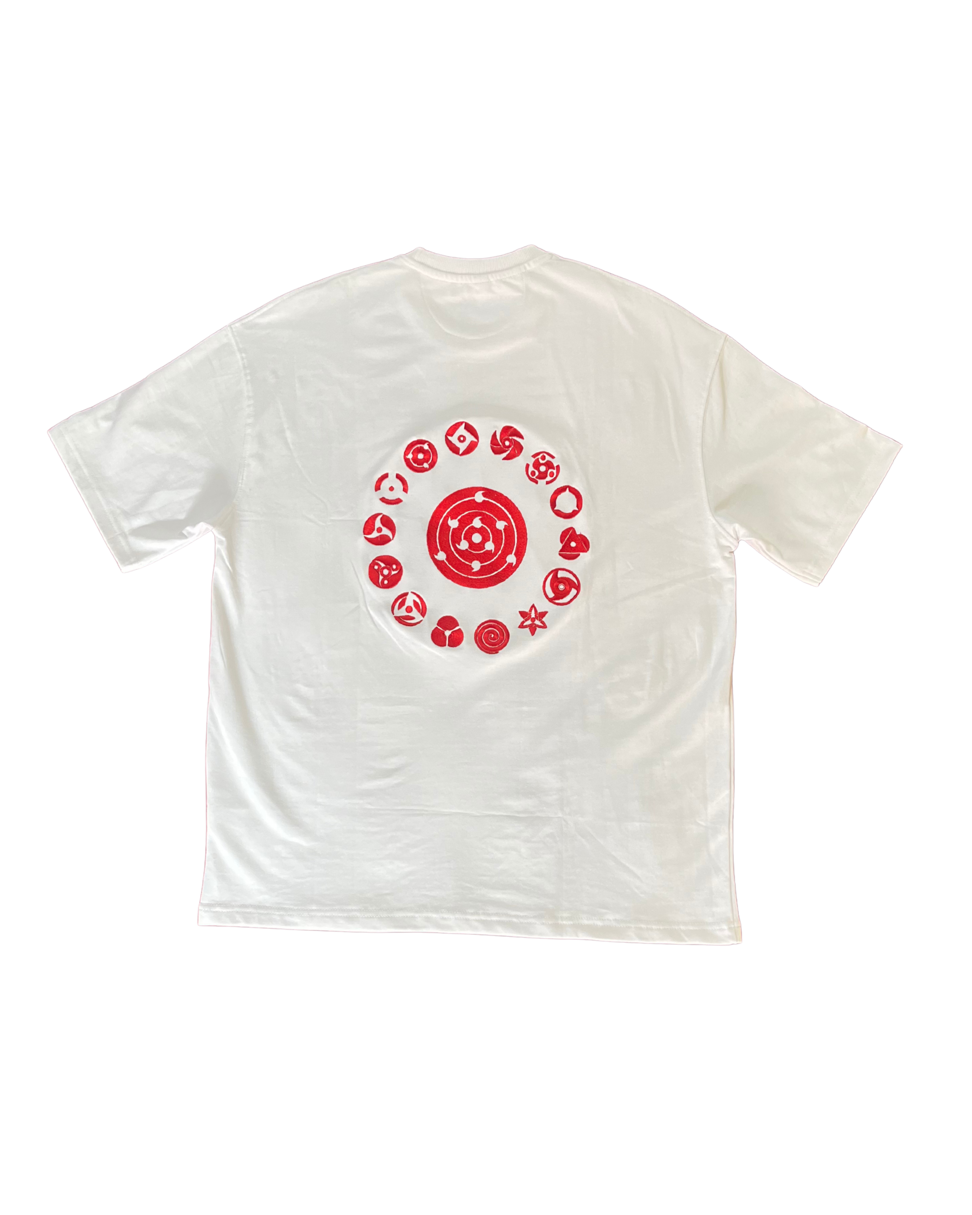 Naruto — Sharingans Back-Embroidery Oversized T-Shirt