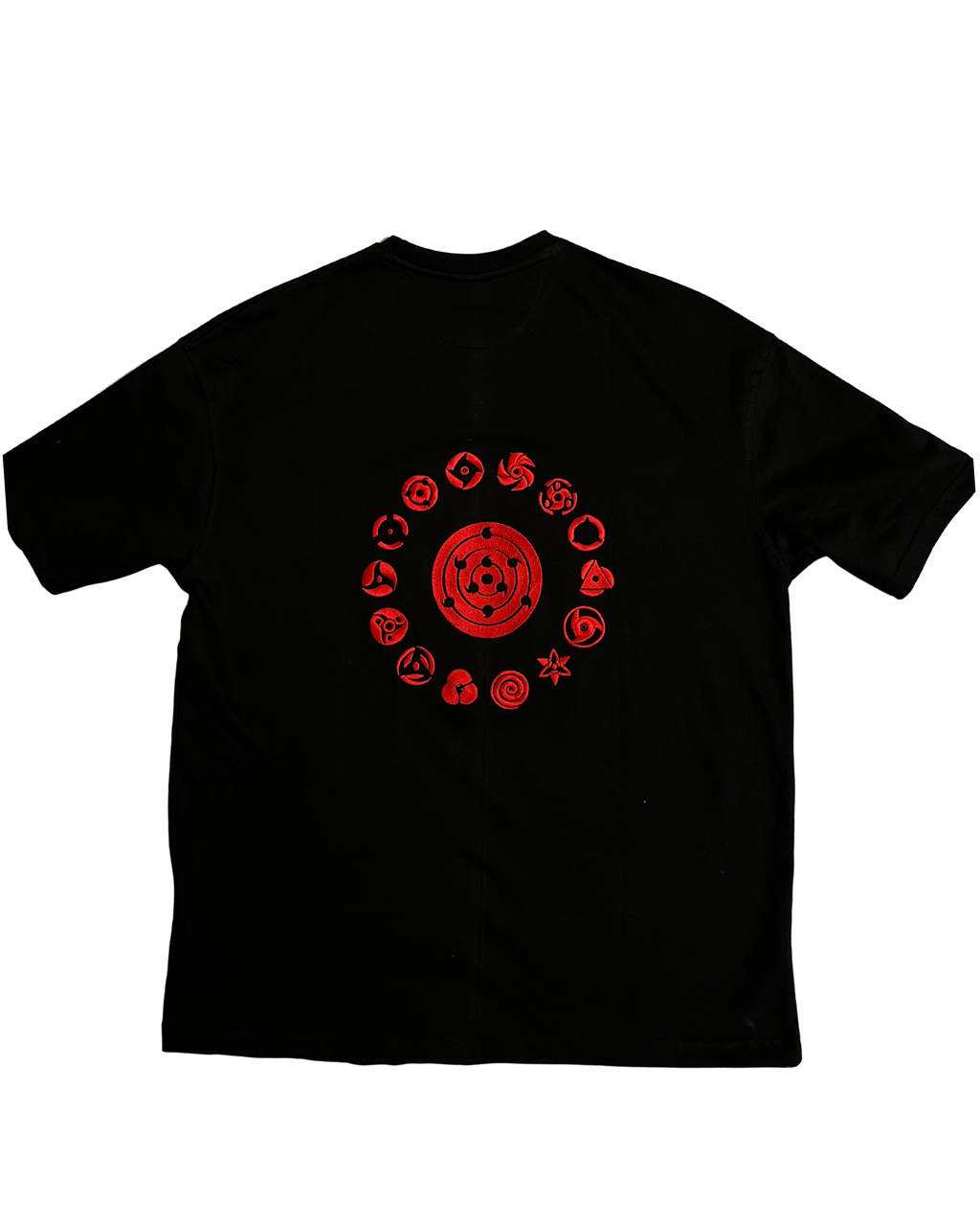 Naruto — Sharingans Back-Embroidery Oversized T-Shirt