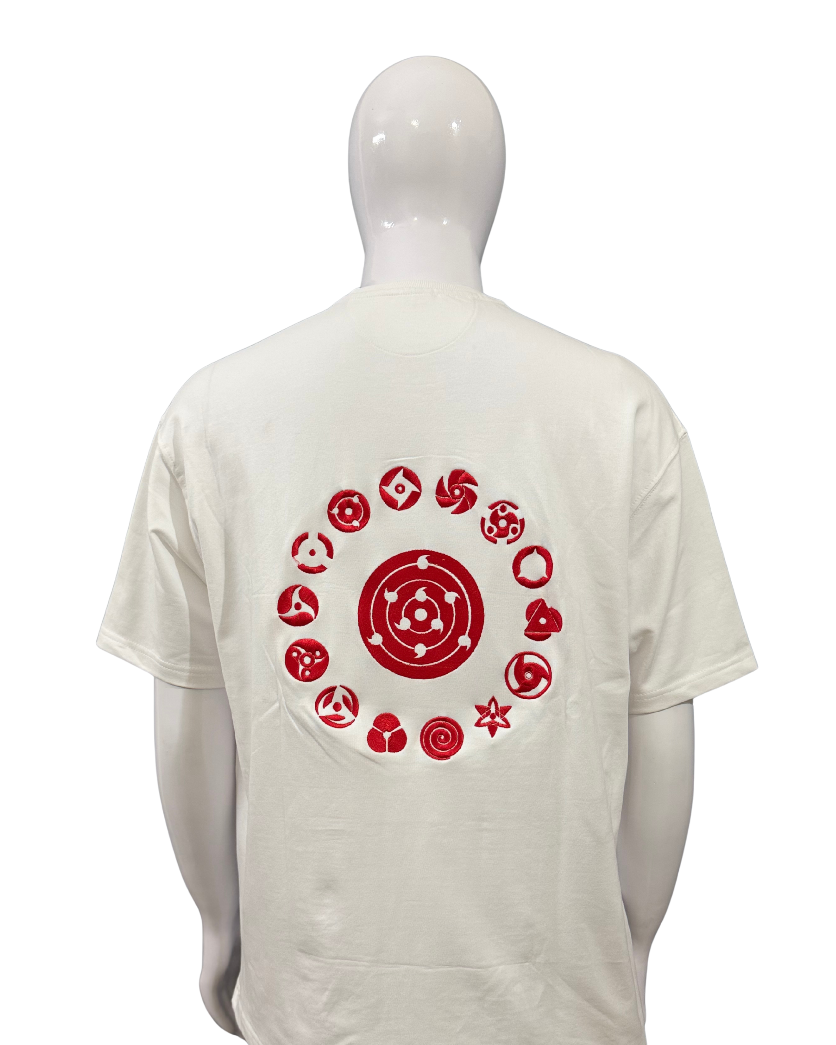 Naruto — Sharingans Back-Embroidery Oversized T-Shirt