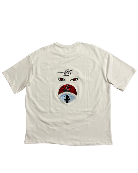 Naruto —  Itachi Uchiha Embroidery Oversized T-Shirt