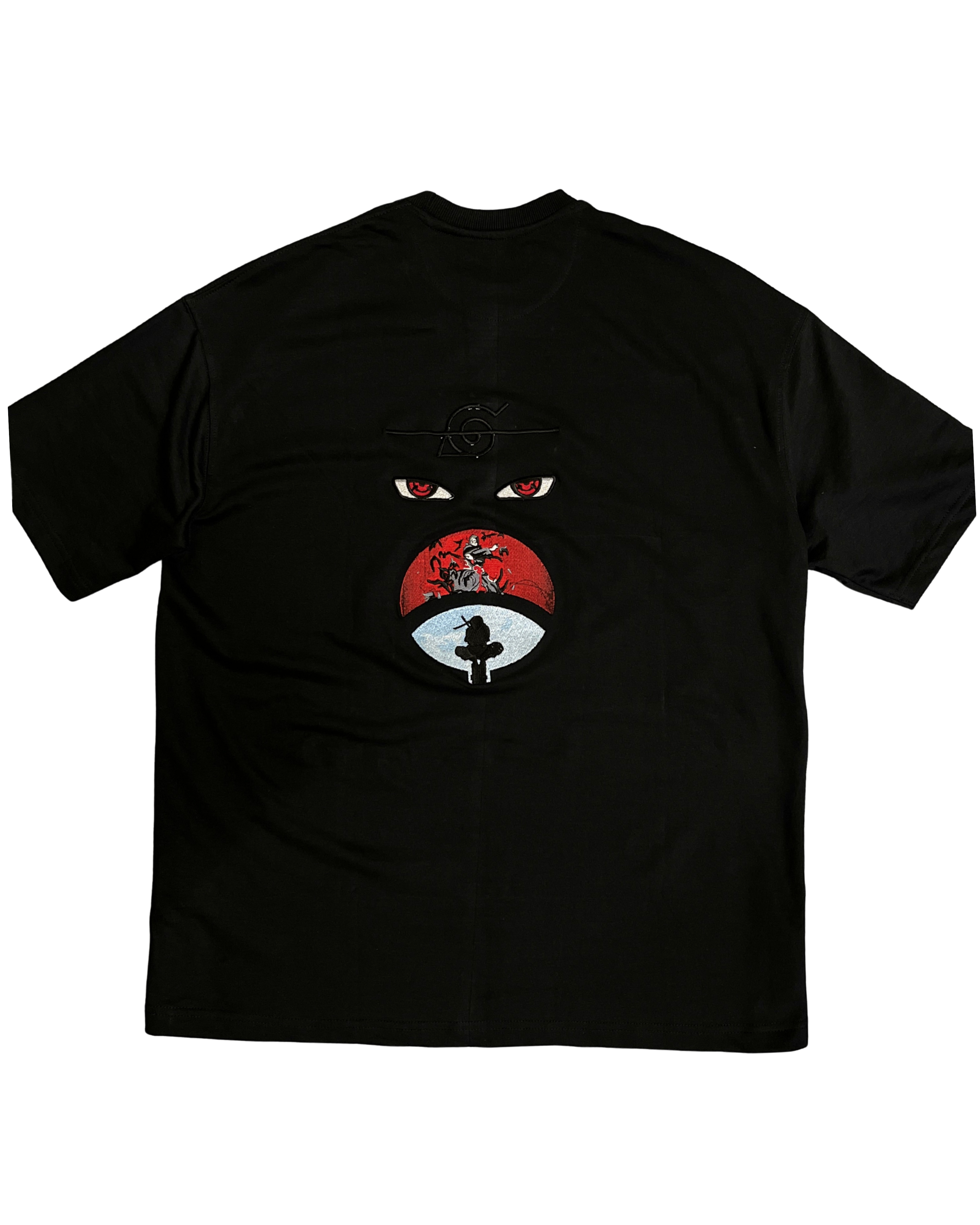 Naruto —  Itachi Uchiha Embroidery Oversized T-Shirt